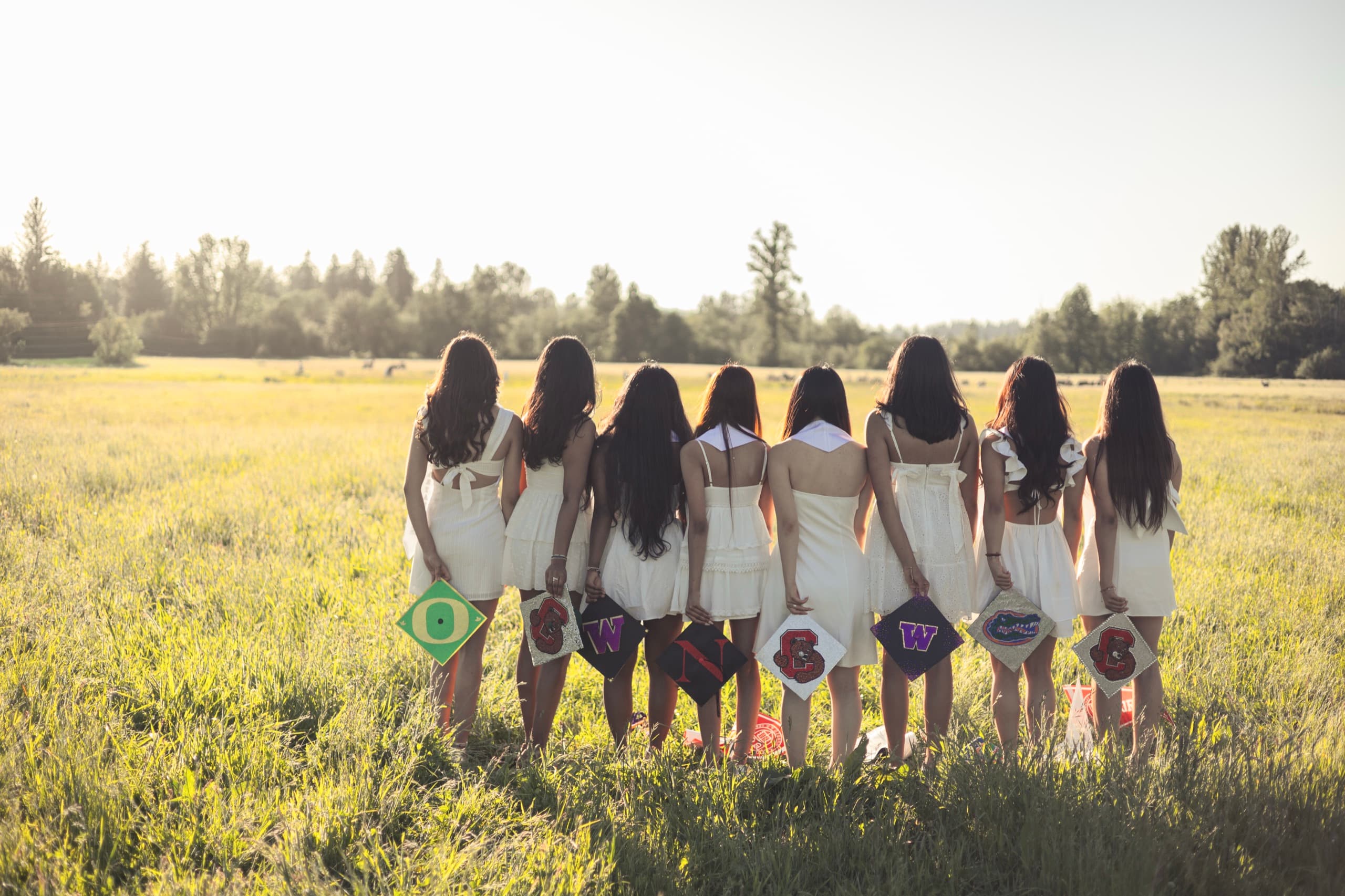 Outdoor senior portrait session